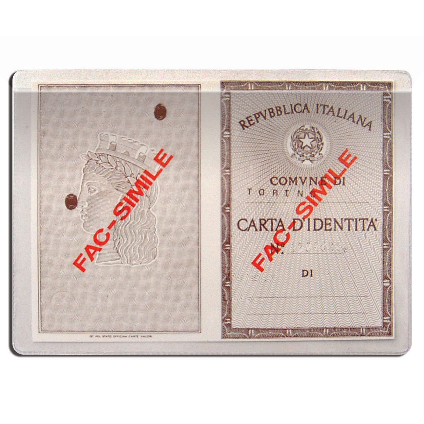 1pc porta carte d'identità in metallo custodia per personale porta
