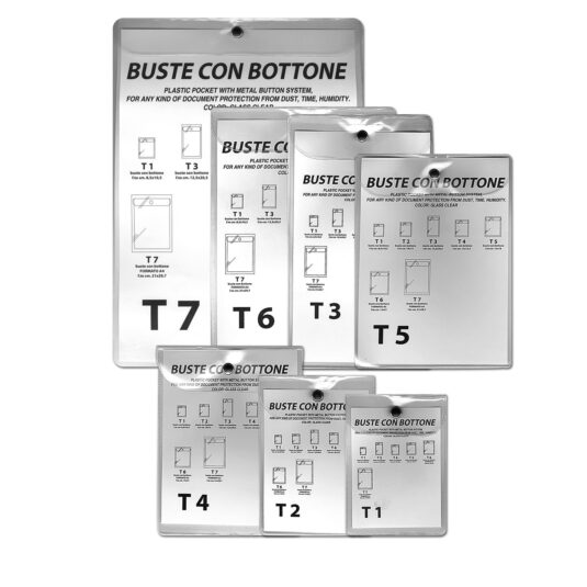 Buste plastica con bottone - AB Company